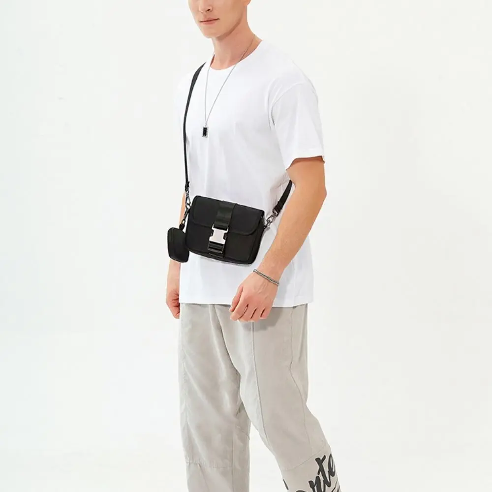 Oxford Cloth Men's Messenger Bag Black Japanese Style Waterproof Shoulder Bag Anti-Splash Water Large Capacity
Oxford Cloth Men's Messenger Bag Black Japanese Style Waterproof Shoulder Bag Anti-Splash Water Large Capacity