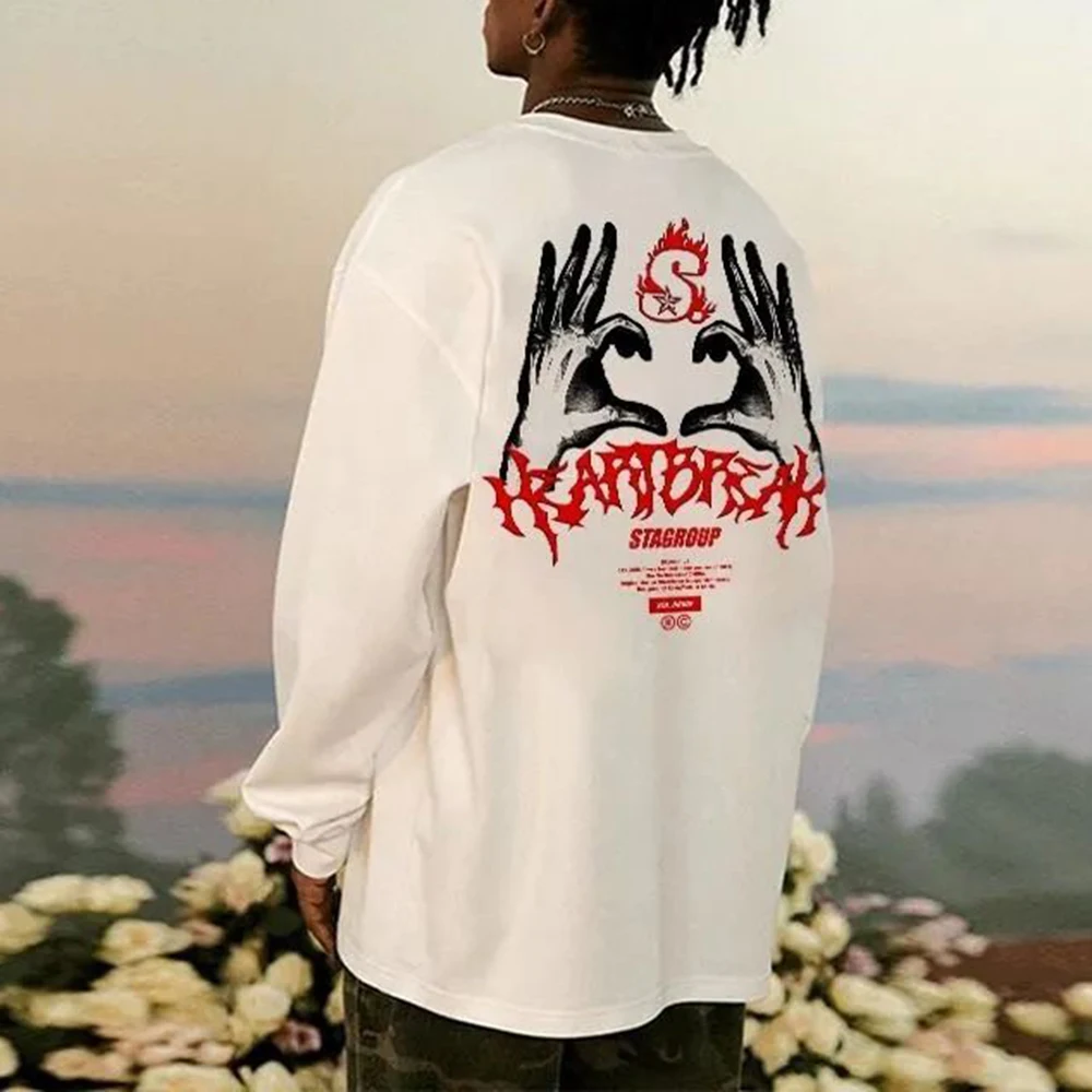 2024 New Men Fashion Hand-Printed Pattern T Shirt Spring And Autumn Unisex Street Loose Couple Casual Hip-Hop Short Sleeved Y2k
2024 New Men Fashion Hand-Printed Pattern T Shirt Spring And Autumn Unisex Street Loose Couple Casual Hip-Hop Short Sleeved Y2k
