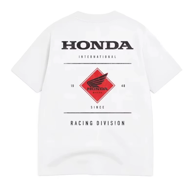HONDA 2026 New Hot Summer Retro Motorcycle Series Printed Loose Neck Hip Hops Honda Non-winged Motorcycle T-Shirt Racing T-Shirt
HONDA 2026 New Hot Summer Retro Motorcycle Series Printed Loose Neck Hip Hops Honda Non-winged Motorcycle T-Shirt Racing T-Shirt