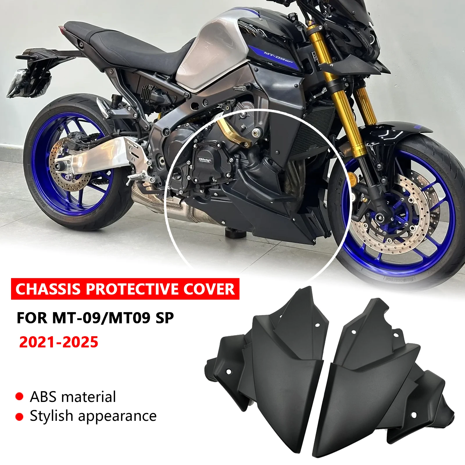 For MT 09 MT09 SP 2021-2025 2024 Motorcycle body guard bottom guard engine under guard fairing guard accessories
For MT 09 MT09 SP 2021-2025 2024 Motorcycle body guard bottom guard engine under guard fairing guard accessories