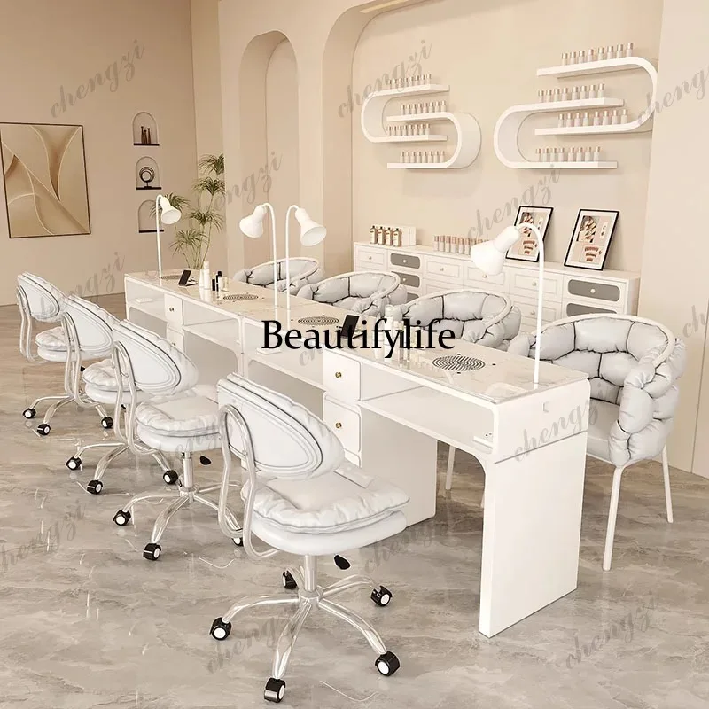 P182 Modern Minimalist Nail Table Premium Aesthetic Classic Attractive Nail Table Beautiful Neat Bureau Manucure Salon Furniture
P182 Modern Minimalist Nail Table Premium Aesthetic Classic Attractive Nail Table Beautiful Neat Bureau Manucure Salon Furniture