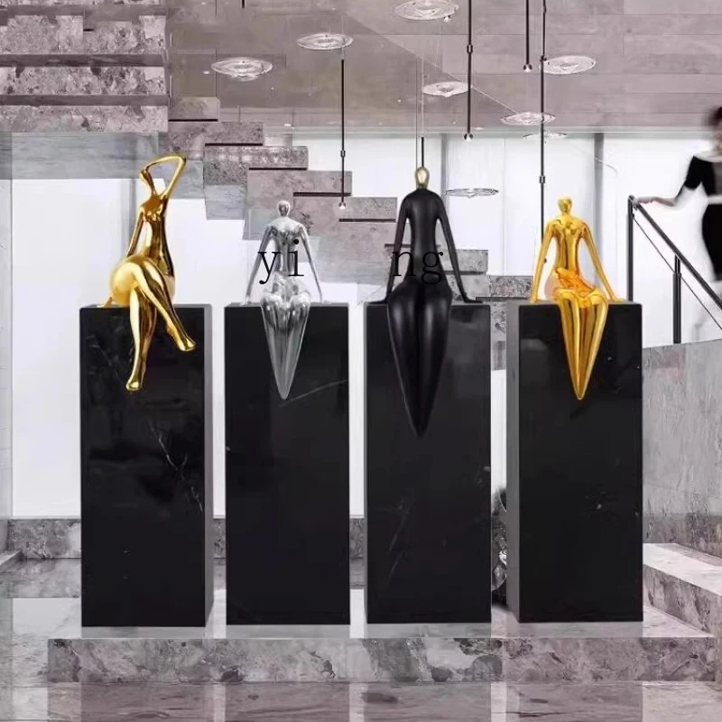 TQH Beauty Salon Abstract Character Sculpture Office Staircase Walkway Floor Art Entrance Bar Mermaid Ornament
TQH Beauty Salon Abstract Character Sculpture Office Staircase Walkway Floor Art Entrance Bar Mermaid Ornament