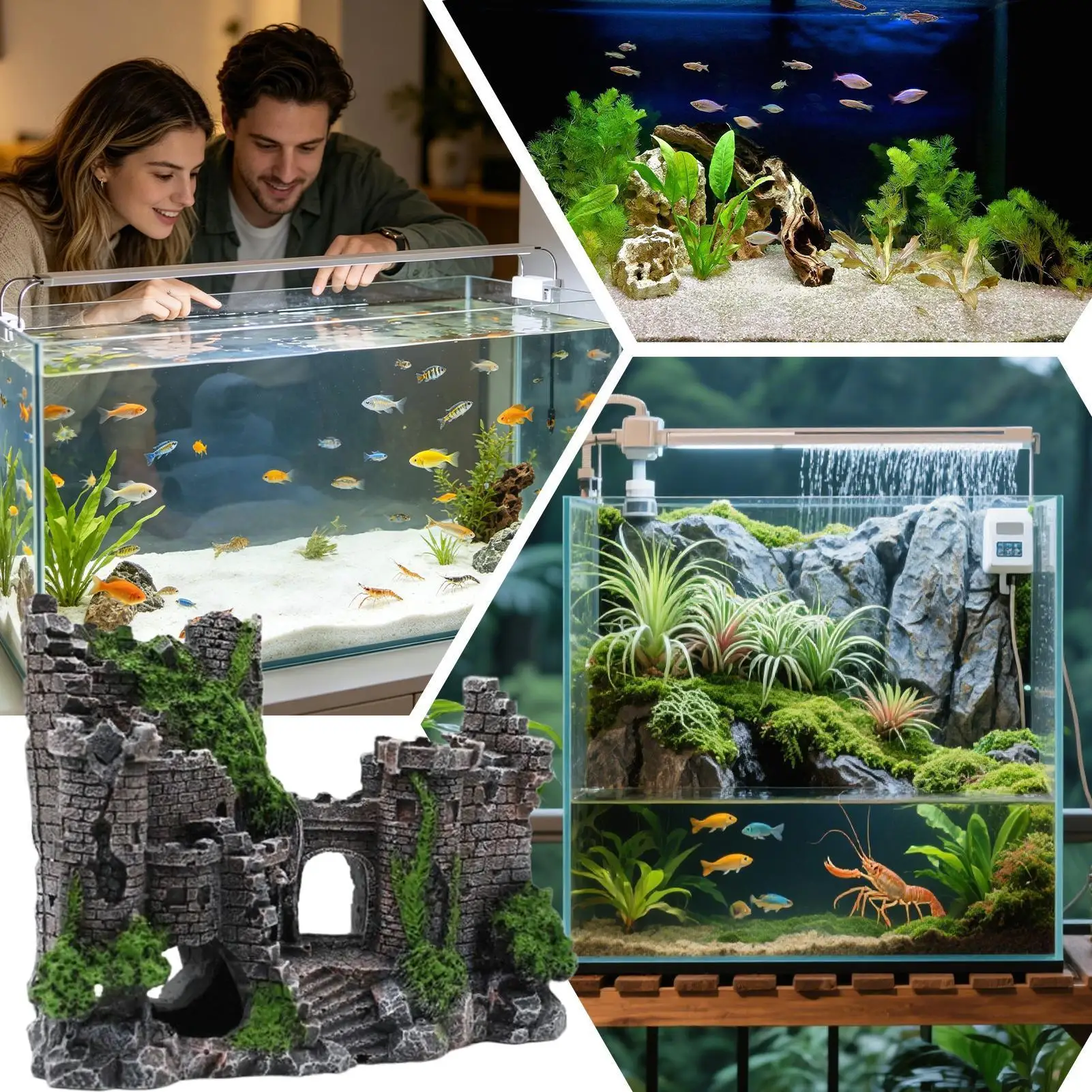 Fish Tank Accessories Castle Vintage Ornament Castle Fish Tank Accessories Decorations For Saltwater Freshwater Home Indoor
Fish Tank Accessories Castle Vintage Ornament Castle Fish Tank Accessories Decorations For Saltwater Freshwater Home Indoor