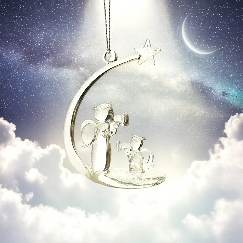 Clear Mother Child Angel Glass Pendant Ornament Home Window Christmas Tree Hanging Decor Accessories New Year Festive Xmas Gift
Clear Mother Child Angel Glass Pendant Ornament Home Window Christmas Tree Hanging Decor Accessories New Year Festive Xmas Gift