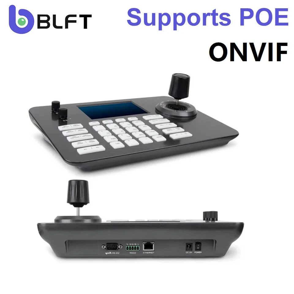 4D Network PTZ Keyboard Controller 5 inch industrial LCD Screen IP Joystick Control For POE ONVIF PTZ Cameras Live Stream
4D Network PTZ Keyboard Controller 5 inch industrial LCD Screen IP Joystick Control For POE ONVIF PTZ Cameras Live Stream