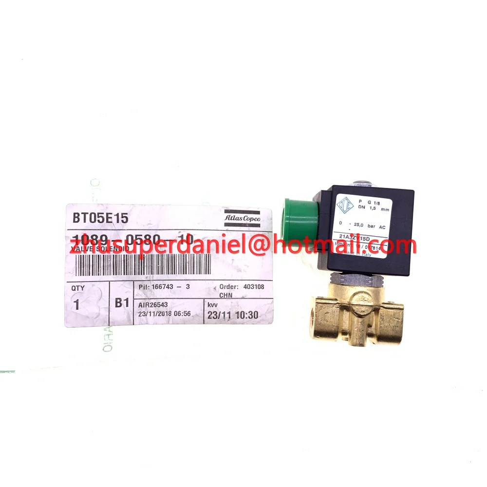 2pcs/lot 1089058012=1089058010 genuine AC VALVE SOLENOID for GA37VSD air compressor
2pcs/lot 1089058012=1089058010 genuine AC VALVE SOLENOID for GA37VSD air compressor