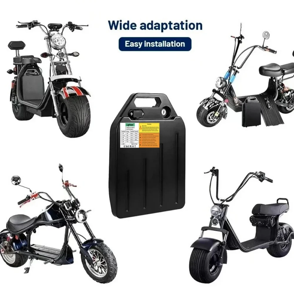 60V 11Ah 16Ah 21Ah 25Ah 30Ah Harley Lithium battery pack High power For Electric motorcycle tricycle cells +67.2V 3A Charger
60V 11Ah 16Ah 21Ah 25Ah 30Ah Harley Lithium battery pack High power For Electric motorcycle tricycle cells +67.2V 3A Charger