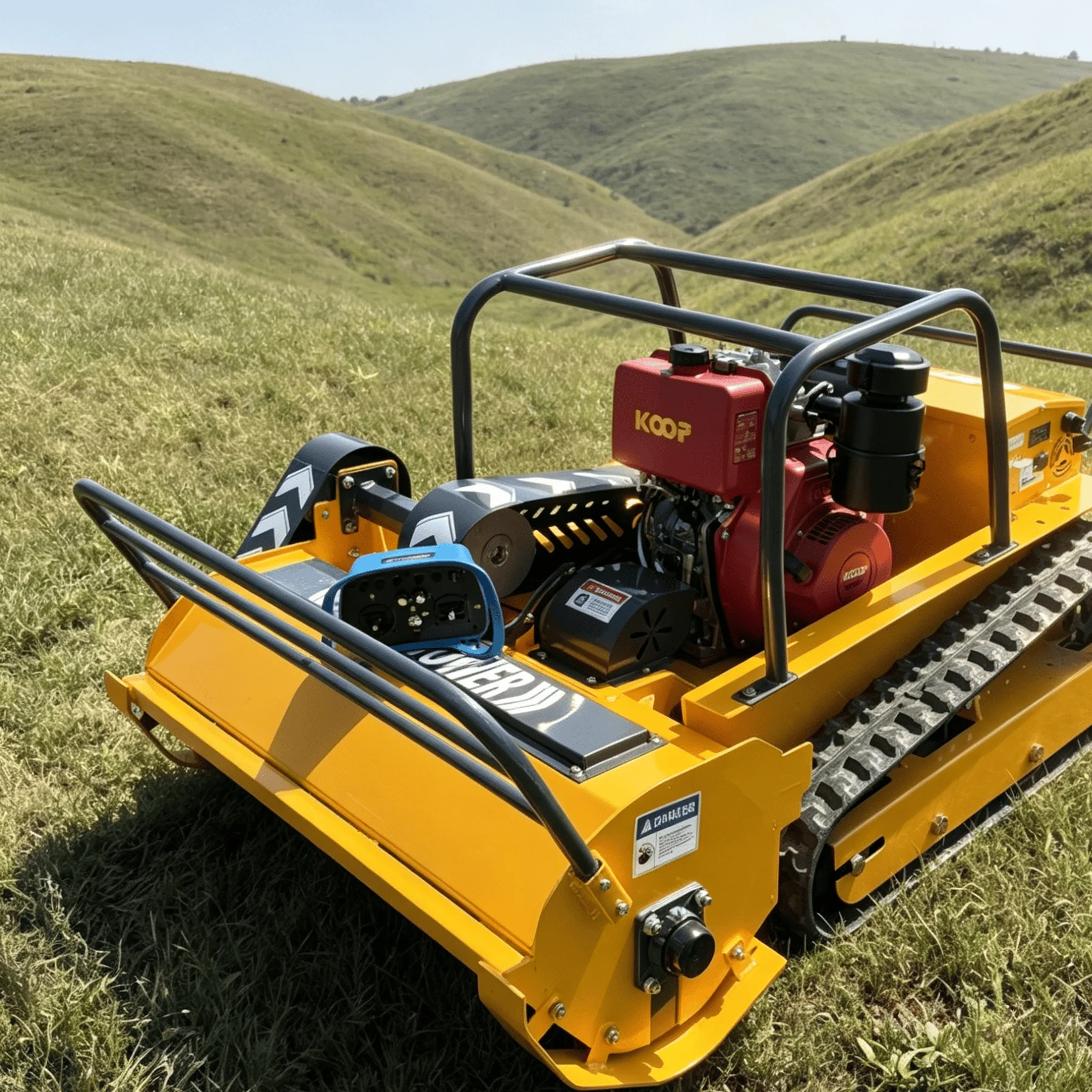 Customized Petrol Remote Control Lawn Mower for slope yard mowing durable tracked design home and outdoor garden maintenance
Customized Petrol Remote Control Lawn Mower for slope yard mowing durable tracked design home and outdoor garden maintenance
