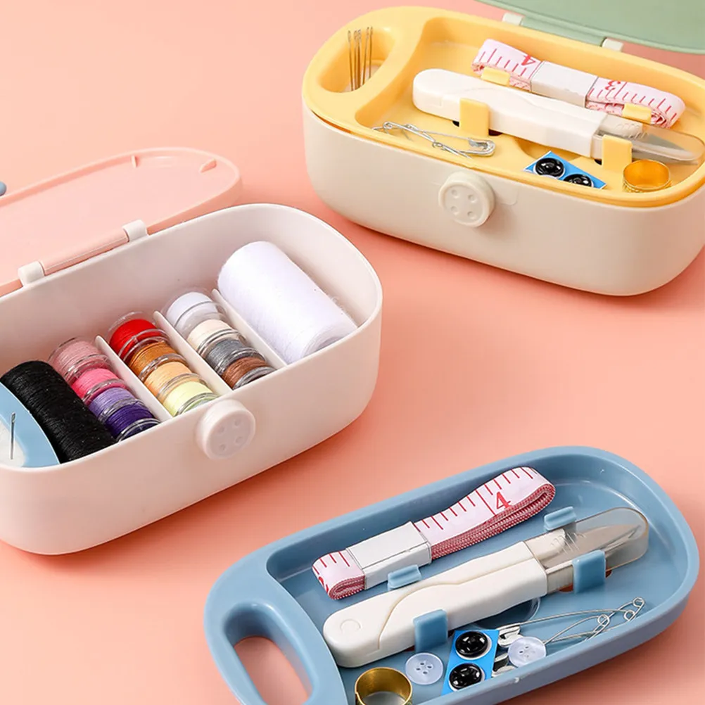 1Set Household Sewing Kit Portable Needle Thread Box Full Accessory Set Easy-Carry Stitching Tool for Fabric Repair Embroidery
1Set Household Sewing Kit Portable Needle Thread Box Full Accessory Set Easy-Carry Stitching Tool for Fabric Repair Embroidery