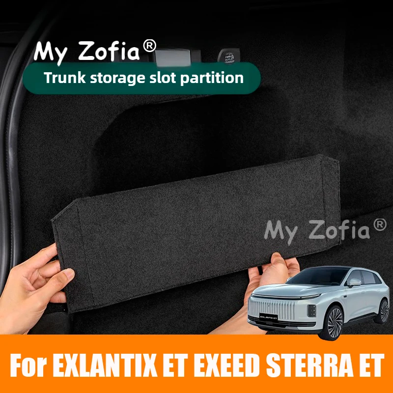For EXLANTIX ET EXEED STERRA ET 2024 2025 Trunk Side Storage Organizer Board Partition Plate Tail Box Shield Plank Accessories
For EXLANTIX ET EXEED STERRA ET 2024 2025 Trunk Side Storage Organizer Board Partition Plate Tail Box Shield Plank Accessories