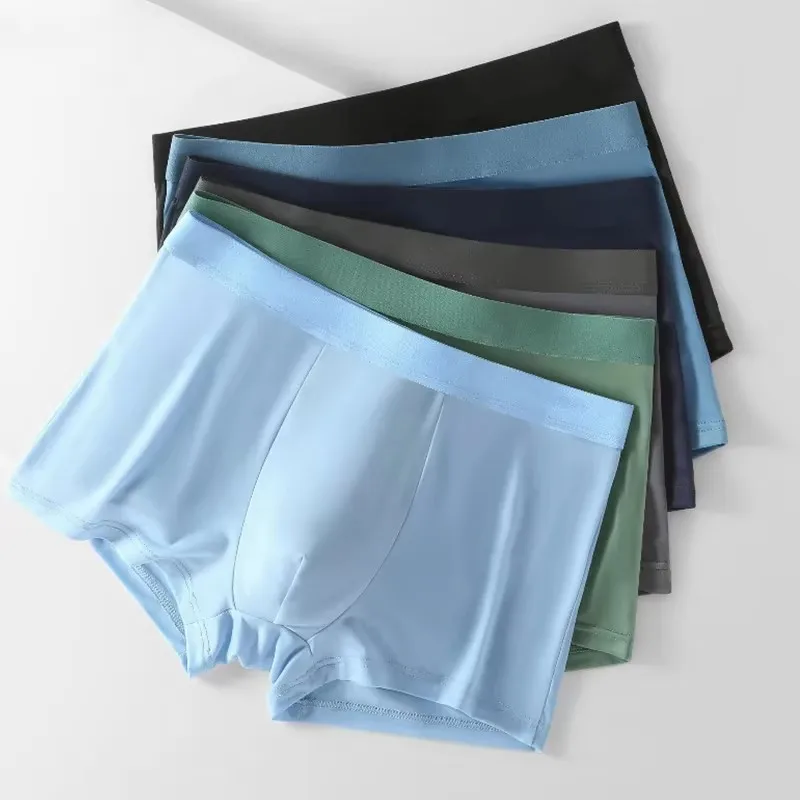 6Pcs Men Underwear Sexy Ultra-thin Boxer BoxerShorts Ice Silk Boxer Shorts Man Seamless Panties Breathable Men's Underpants
6Pcs Men Underwear Sexy Ultra-thin Boxer BoxerShorts Ice Silk Boxer Shorts Man Seamless Panties Breathable Men's Underpants