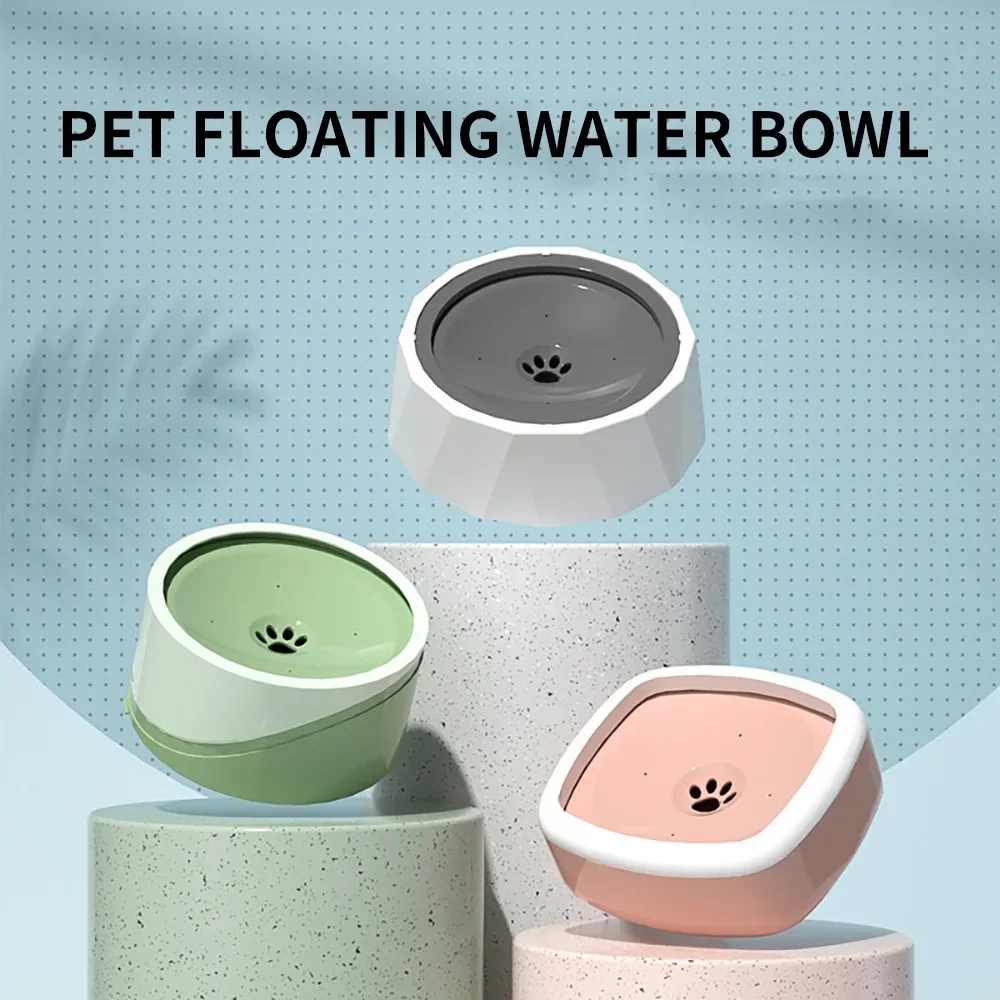 Floating Non-Wetting Mouth Cat Bowl without Spill, Drinking Water Dispenser, Anti-Over Dog Bowl, 1L, 1.5L
Floating Non-Wetting Mouth Cat Bowl without Spill, Drinking Water Dispenser, Anti-Over Dog Bowl, 1L, 1.5L