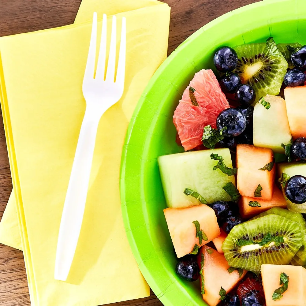 Одноразовые белые вилки, 100 шт.
Одноразовые белые вилки, 100 шт.