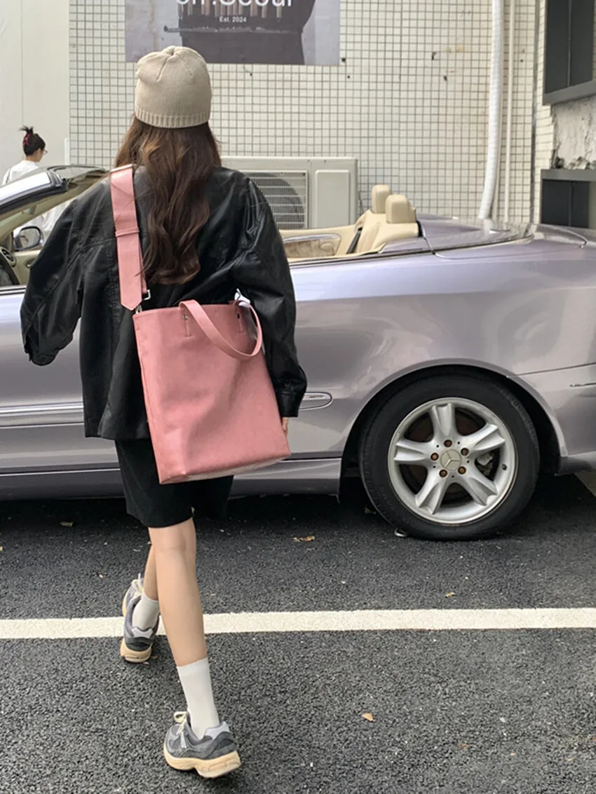 Wide Shoulder Strap Ladies 2024 Korean Niche Solid Crossbody Bags Pink Large Capacity Portable Slung Tote Bag New
Wide Shoulder Strap Ladies 2024 Korean Niche Solid Crossbody Bags Pink Large Capacity Portable Slung Tote Bag New