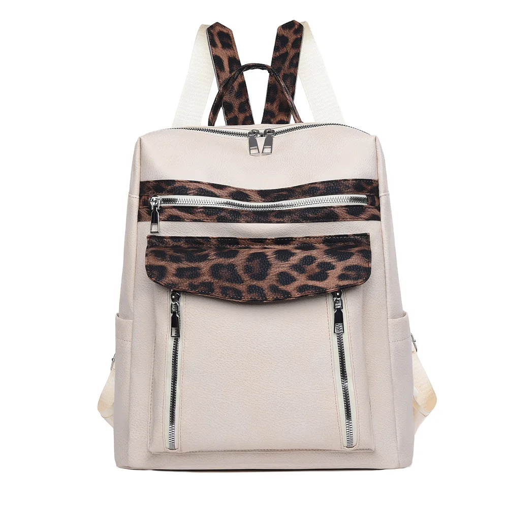 Europe and the United States new fashion PU bag ladies shoulder bag leisure street multifunctional waterproof backpack.
Europe and the United States new fashion PU bag ladies shoulder bag leisure street multifunctional waterproof backpack.