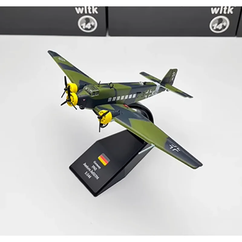 WLTK Diecast 1/144 Scale Junker JU52 Military Transport Aircraft Model Alloy Decoration Toy Collection Gift
WLTK Diecast 1/144 Scale Junker JU52 Military Transport Aircraft Model Alloy Decoration Toy Collection Gift