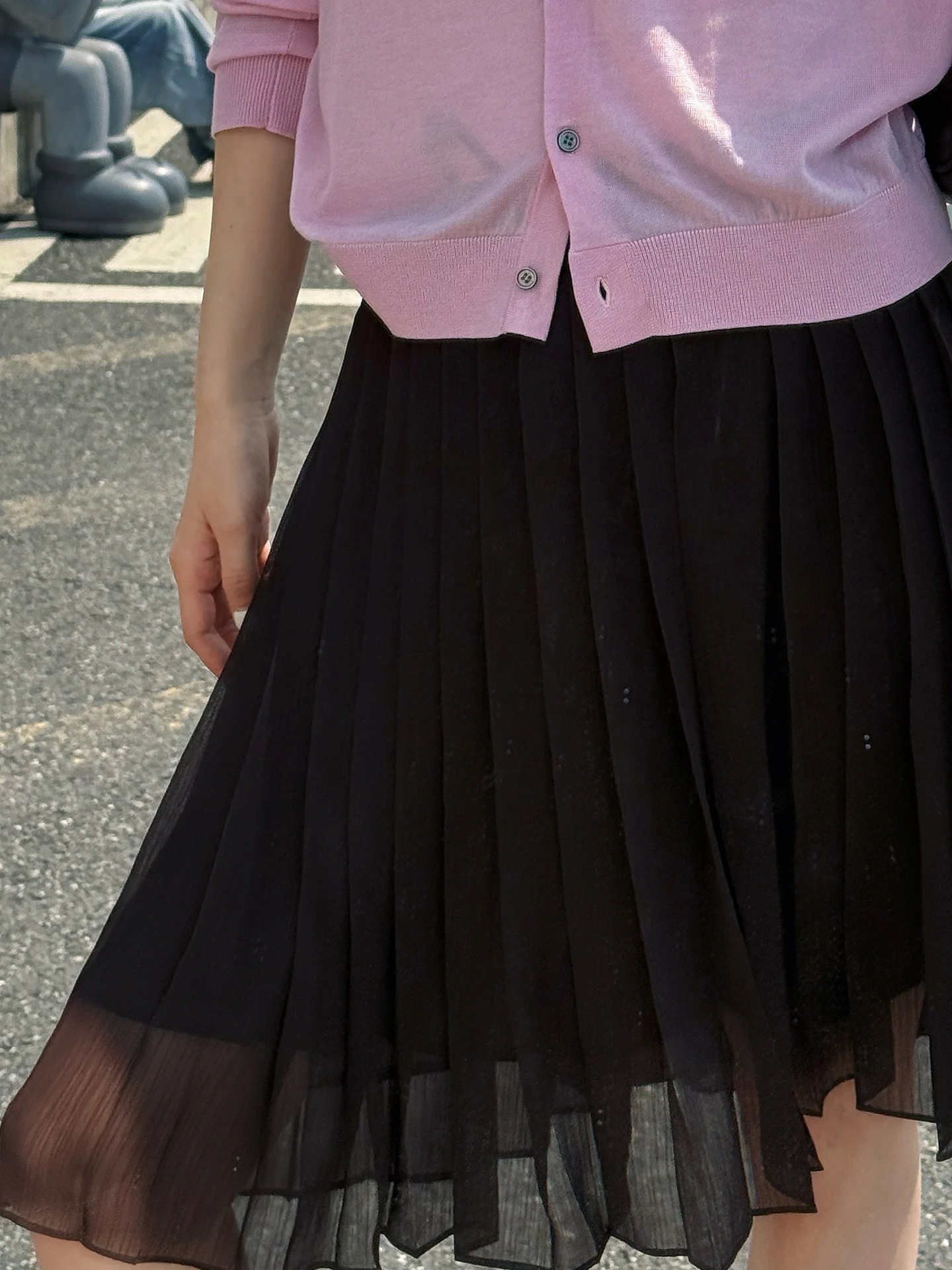 Nana Tall DMX Fashionable Slim Pleated Short Skirt Women's A-Line Mesh Korean Style Summer Versatile Half-length Skirt
Nana Tall DMX Fashionable Slim Pleated Short Skirt Women's A-Line Mesh Korean Style Summer Versatile Half-length Skirt