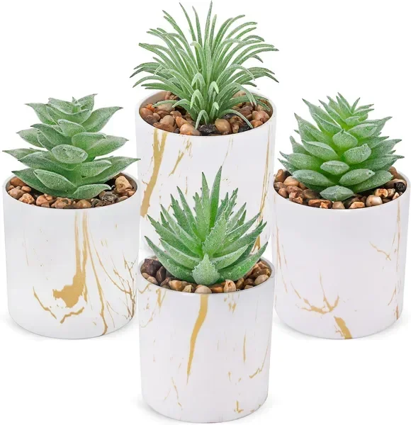 Set of 4 Succulents Plants Artificial Fake Succulents Plants for Office Desk Accessories for Women Home Decor(Green)
Set of 4 Succulents Plants Artificial Fake Succulents Plants for Office Desk Accessories for Women Home Decor(Green)
