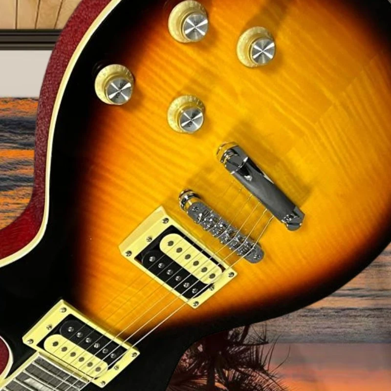 40 Inch Sunset Yellow LPG00P Electric Guitar Rosewood Neck Mahogany Body HH Pickup Fixed Bridge Rock Music Free Delivery
40 Inch Sunset Yellow LPG00P Electric Guitar Rosewood Neck Mahogany Body HH Pickup Fixed Bridge Rock Music Free Delivery