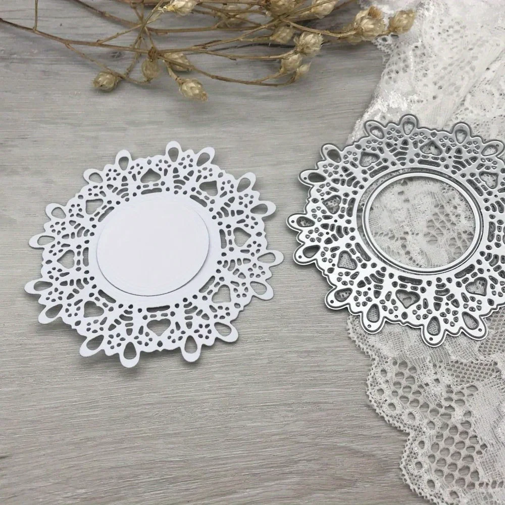 1pcs metal cutting dies cut die mold lace circle wreath decoration Scrapbook paper craft blade punch stencils dies
1pcs metal cutting dies cut die mold lace circle wreath decoration Scrapbook paper craft blade punch stencils dies