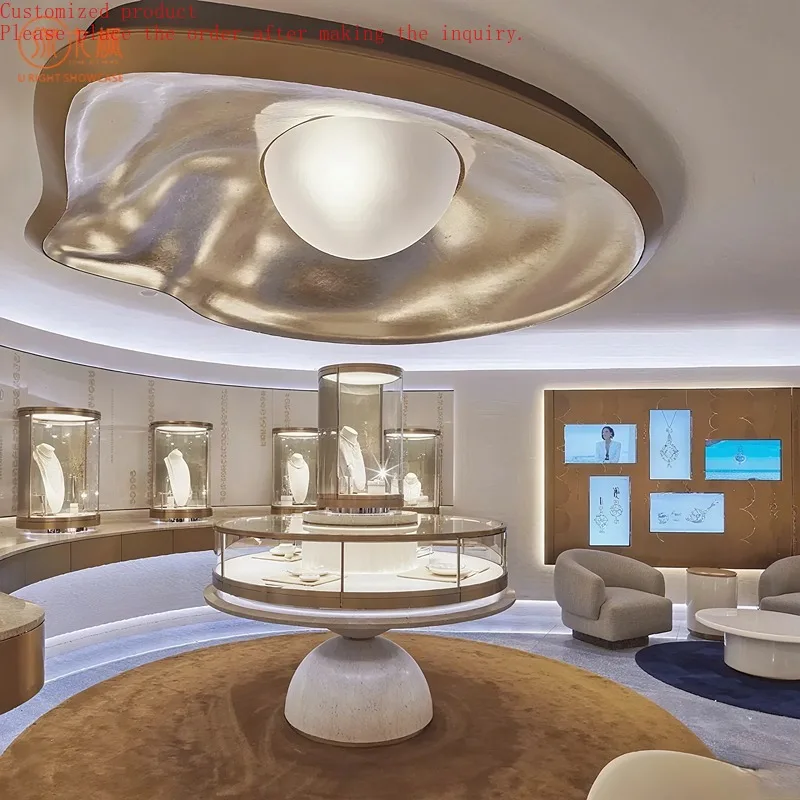 Custom.Custom Luxury Jewelry Display Cabinets for High - End Boutiques & Clubs, Full - Store Design with Glass Showcases
Custom.Custom Luxury Jewelry Display Cabinets for High - End Boutiques & Clubs, Full - Store Design with Glass Showcases