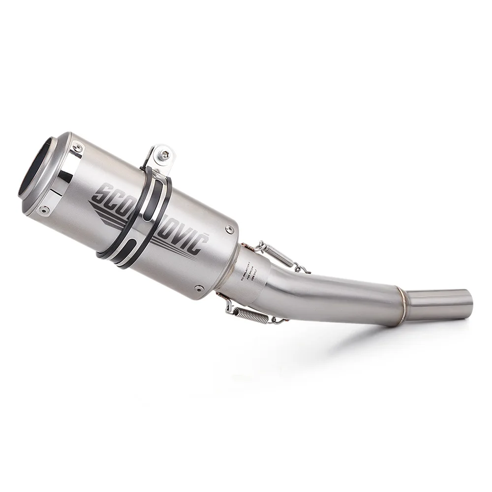 For Bajaj Pulsar 200 NS200 RS200 2015-2024 Escape Motorcycle Silvery Exhaust Pipe With Middie Link Pipe Muffler 51MM Slip-On
For Bajaj Pulsar 200 NS200 RS200 2015-2024 Escape Motorcycle Silvery Exhaust Pipe With Middie Link Pipe Muffler 51MM Slip-On