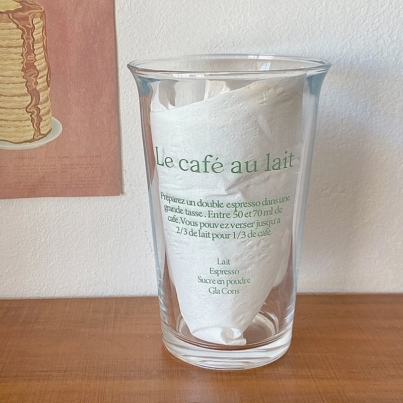 Korean Instagram Glass Cup, Coffee Cup, American Latte, Cold Extraction Internet Red Cup
Korean Instagram Glass Cup, Coffee Cup, American Latte, Cold Extraction Internet Red Cup