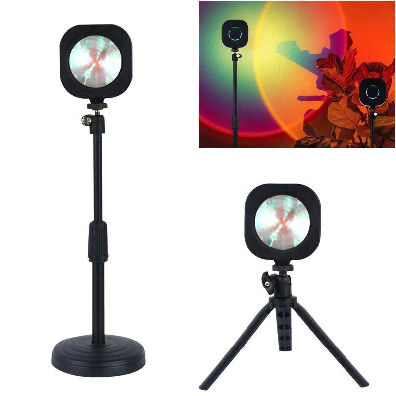 1pc LED Sunset Lamp Nightlights USB Projector Birthday Party Decoration Mood Lights For Bedroom Living Room Wall Photography
1pc LED Sunset Lamp Nightlights USB Projector Birthday Party Decoration Mood Lights For Bedroom Living Room Wall Photography