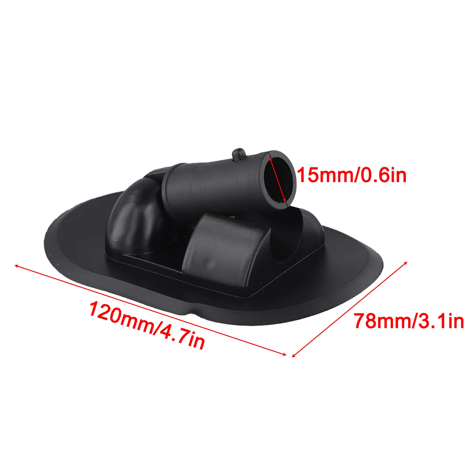 Dinghy Sunshade Base 180 Degree Rotation Tent Base 120CM Size 80 Degree Rotation Design Adjustable Angle Black Color
Dinghy Sunshade Base 180 Degree Rotation Tent Base 120CM Size 80 Degree Rotation Design Adjustable Angle Black Color