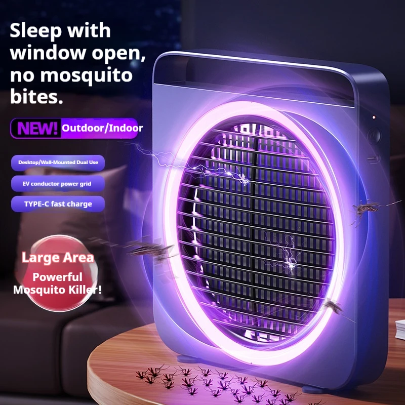 New Electric Mosquito Killer Lamp Uv Zapper Wall Mountable Desktop Type C Charging Large Area For Indoor Outdoor Pregnant Women
New Electric Mosquito Killer Lamp Uv Zapper Wall Mountable Desktop Type C Charging Large Area For Indoor Outdoor Pregnant Women