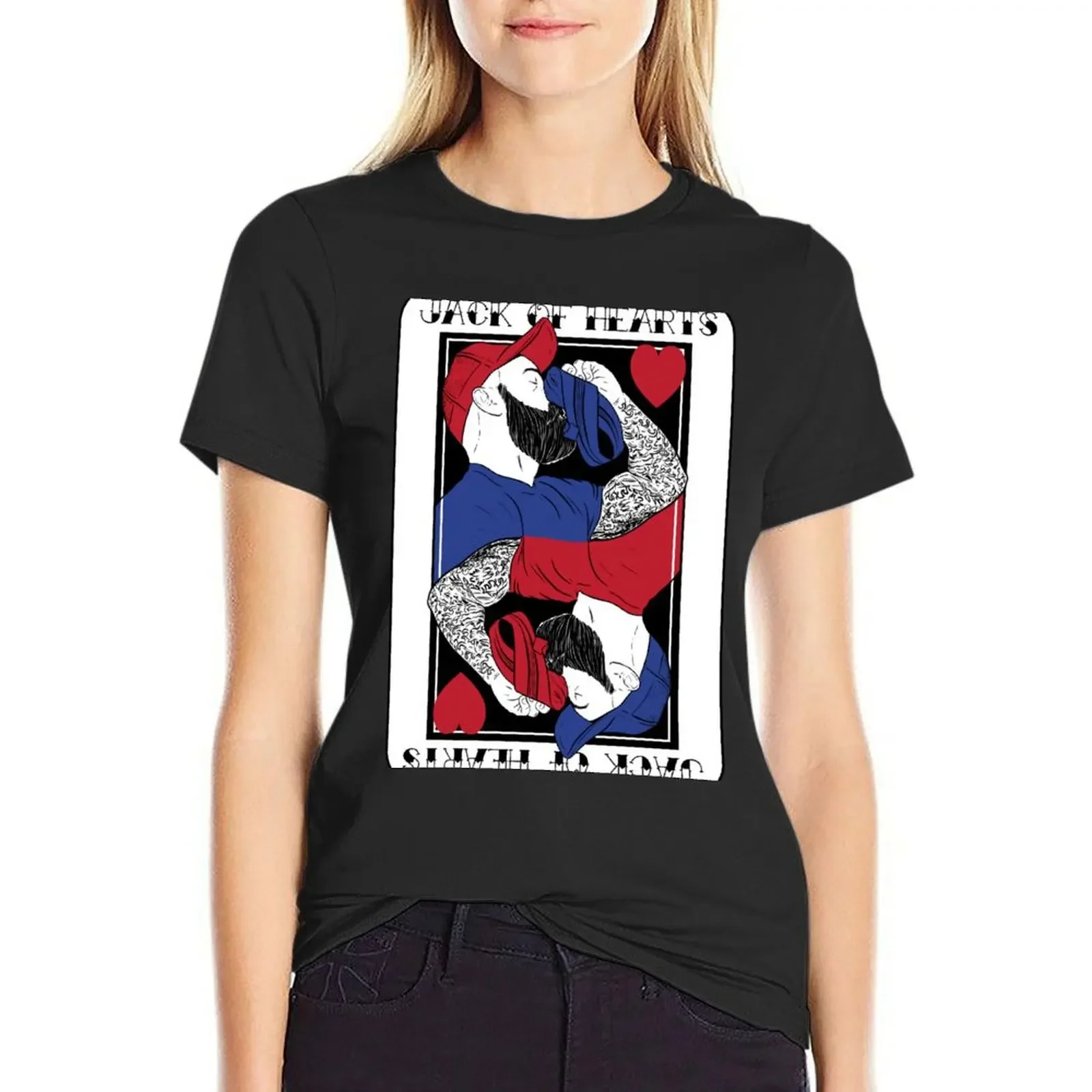 Jack of hearts - Jack Dixon T-Shirt Short sleeve tee Blouse Women's cotton t-shirt
Jack of hearts - Jack Dixon T-Shirt Short sleeve tee Blouse Women's cotton t-shirt