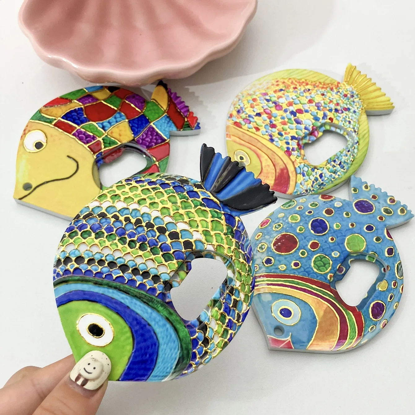 New Fat Head Fish Bottle Opener Refrigerator With Melamine Material Embossed Texture Hot Stamping Technology
New Fat Head Fish Bottle Opener Refrigerator With Melamine Material Embossed Texture Hot Stamping Technology