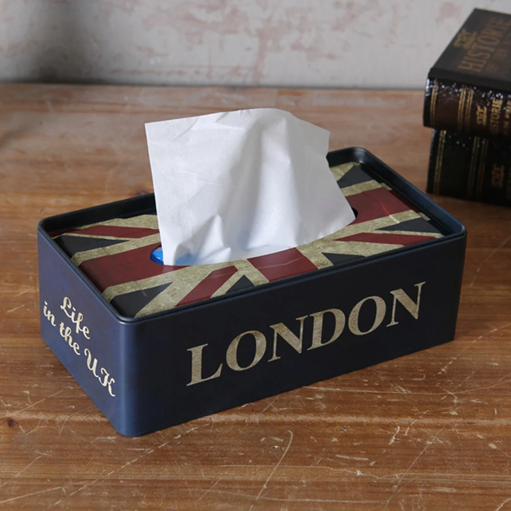 Iron Tissue Box Retro Colorful Desktop Holder For Home Office Decor Rectangular Napkin Container Storage Case
Iron Tissue Box Retro Colorful Desktop Holder For Home Office Decor Rectangular Napkin Container Storage Case