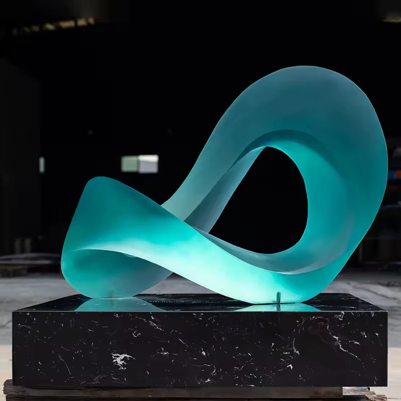 * Customized Luxury Abstract Artistic Resin Sculpture Irregular Shape Light Blue Transparent Living Room Home Decoration
* Customized Luxury Abstract Artistic Resin Sculpture Irregular Shape Light Blue Transparent Living Room Home Decoration