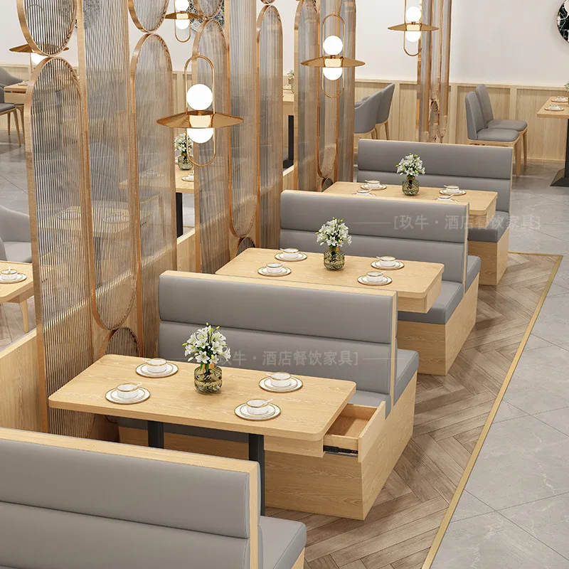 Milk tea shop solid wood tables and chairs tea house card seat sofa cafe catering shop
Milk tea shop solid wood tables and chairs tea house card seat sofa cafe catering shop