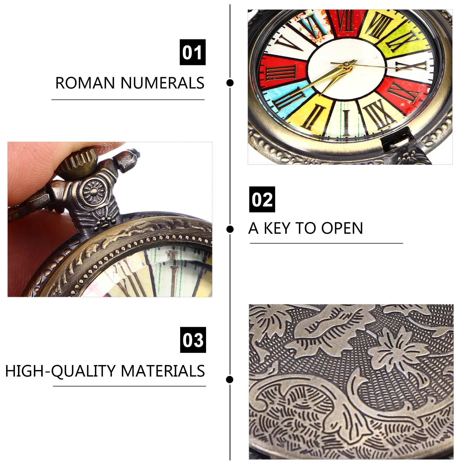 Retro Pocket Watch Necklace Vintage Transparent Glass Quartz Alloy Chain Pendant Classic Roman Numerals Jewelry
Retro Pocket Watch Necklace Vintage Transparent Glass Quartz Alloy Chain Pendant Classic Roman Numerals Jewelry