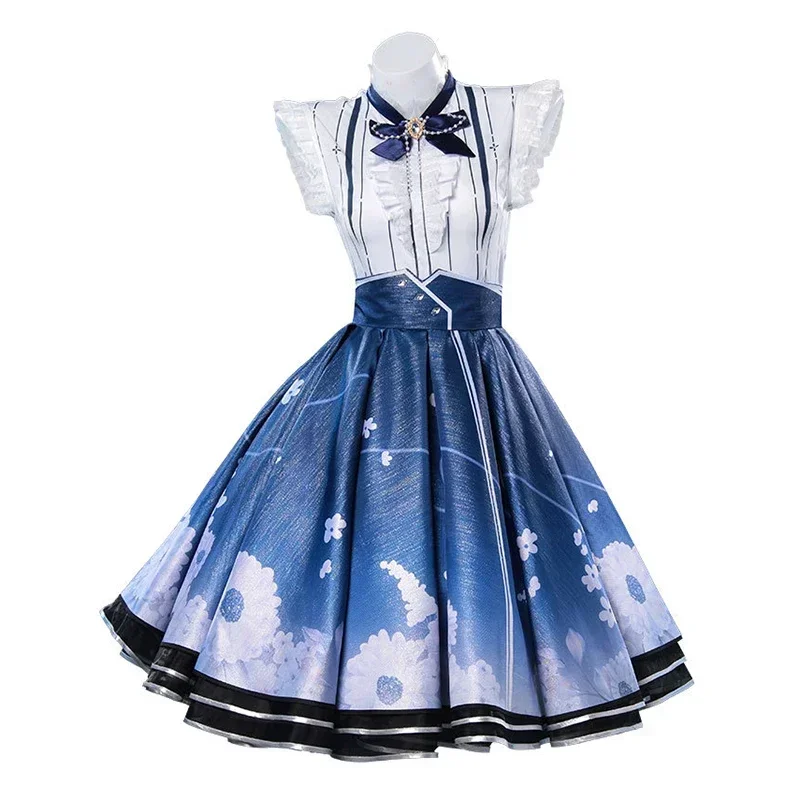 New 2025 Game Infinity Nikki Cosplay Costume Girl Blue Dress Lolita Uniform Princess Masquerade Carnival Party Clothes Outfit
New 2025 Game Infinity Nikki Cosplay Costume Girl Blue Dress Lolita Uniform Princess Masquerade Carnival Party Clothes Outfit