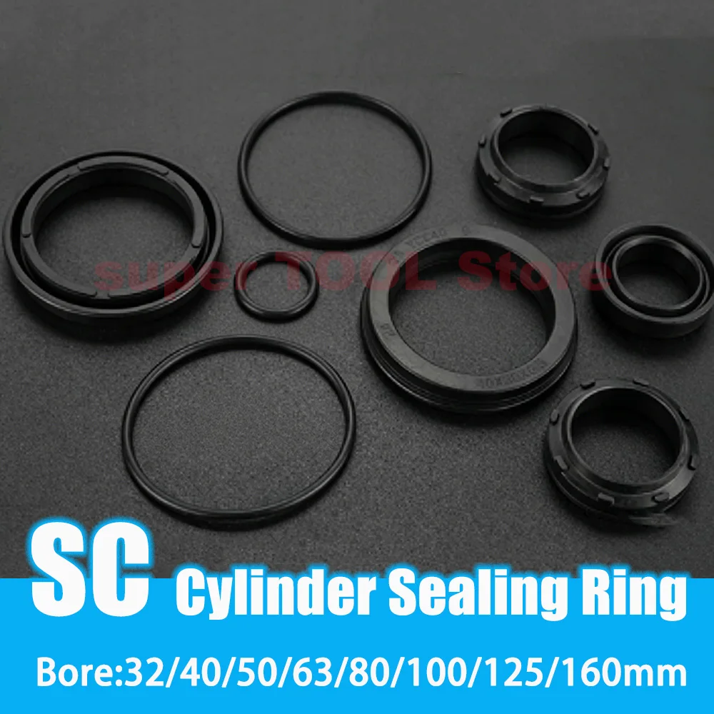 6/7Pcs SC Cylinder O-type Sealing Ring Bore 32 50 63 80 100 125 160mm Air Cylinder Repair Kit Piston Ring Pneumatic Accessories
6/7Pcs SC Cylinder O-type Sealing Ring Bore 32 50 63 80 100 125 160mm Air Cylinder Repair Kit Piston Ring Pneumatic Accessories