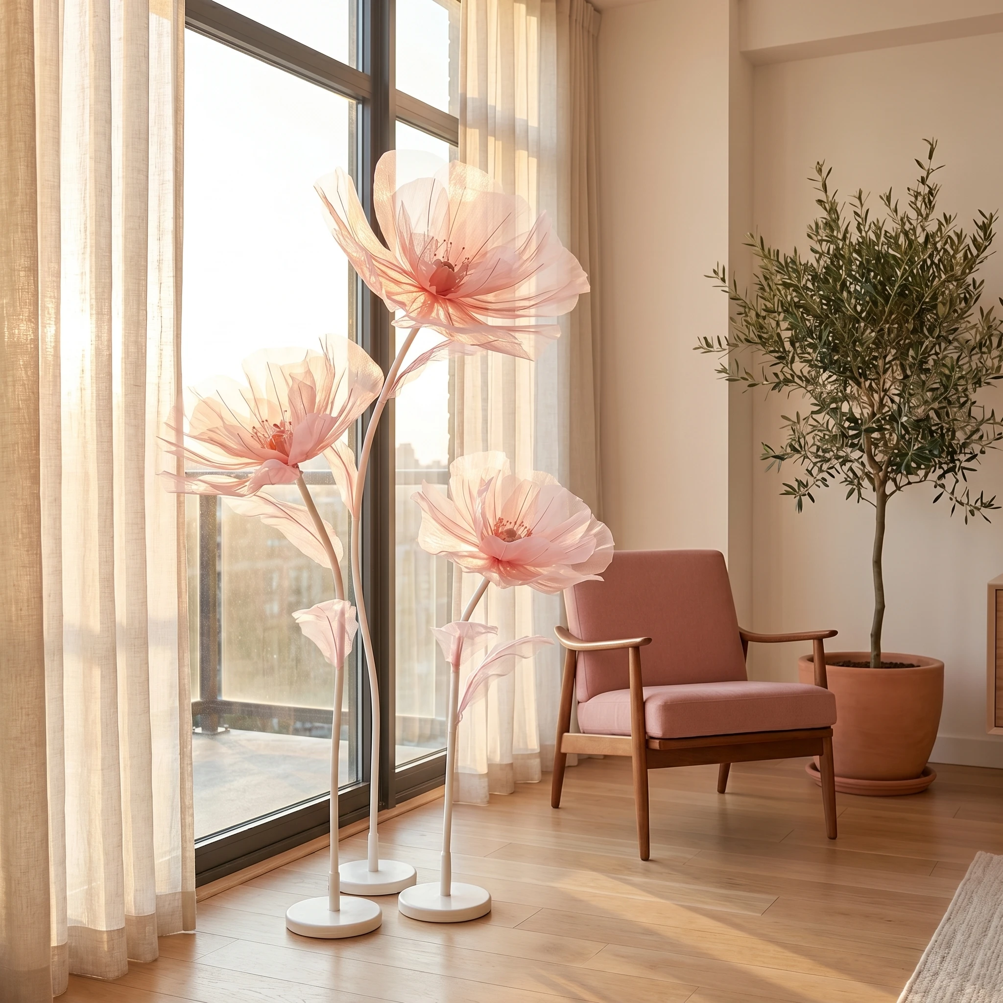 Handmade Large Gradient Poppy, Giant Organza Standing Floor Flowers for Wedding Backdrop, Event Decor & Shop Window Display
Handmade Large Gradient Poppy, Giant Organza Standing Floor Flowers for Wedding Backdrop, Event Decor & Shop Window Display