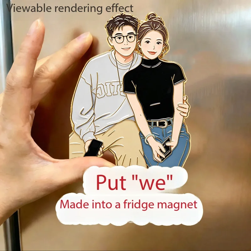 Custom Cartoon Photo Fridge Magnet Personalized Acrylic Couple Refrigerator Magnet Wedding Anniversary Gift Home Decor
Custom Cartoon Photo Fridge Magnet Personalized Acrylic Couple Refrigerator Magnet Wedding Anniversary Gift Home Decor