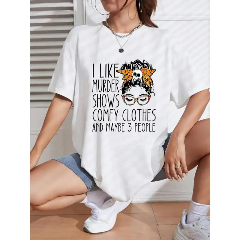 Women's Cartoon & Letter Print Crewneck Tee, Summer Clothes Women, Casual Half Sleeve T-shirt, Lady's Summer Top Streetwear
Women's Cartoon & Letter Print Crewneck Tee, Summer Clothes Women, Casual Half Sleeve T-shirt, Lady's Summer Top Streetwear
