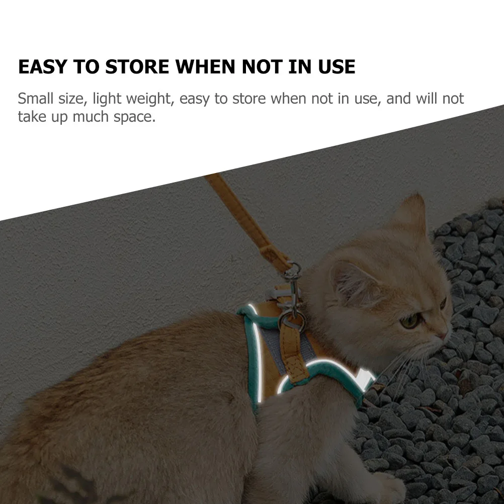 Cat Kitten Harness Suede Material Adjustable Portable Walking Leash ange Size Reflective Vest Pet Dog Leash
Cat Kitten Harness Suede Material Adjustable Portable Walking Leash ange Size Reflective Vest Pet Dog Leash
