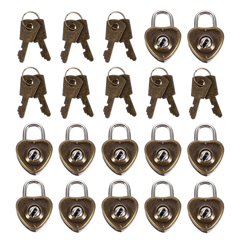 25pcs Heart Small Luggage Locks Retro Padlock Iron Heart Lock Zinc Alloy Durable Retro Safe Secure Wallet Ornaments
25pcs Heart Small Luggage Locks Retro Padlock Iron Heart Lock Zinc Alloy Durable Retro Safe Secure Wallet Ornaments