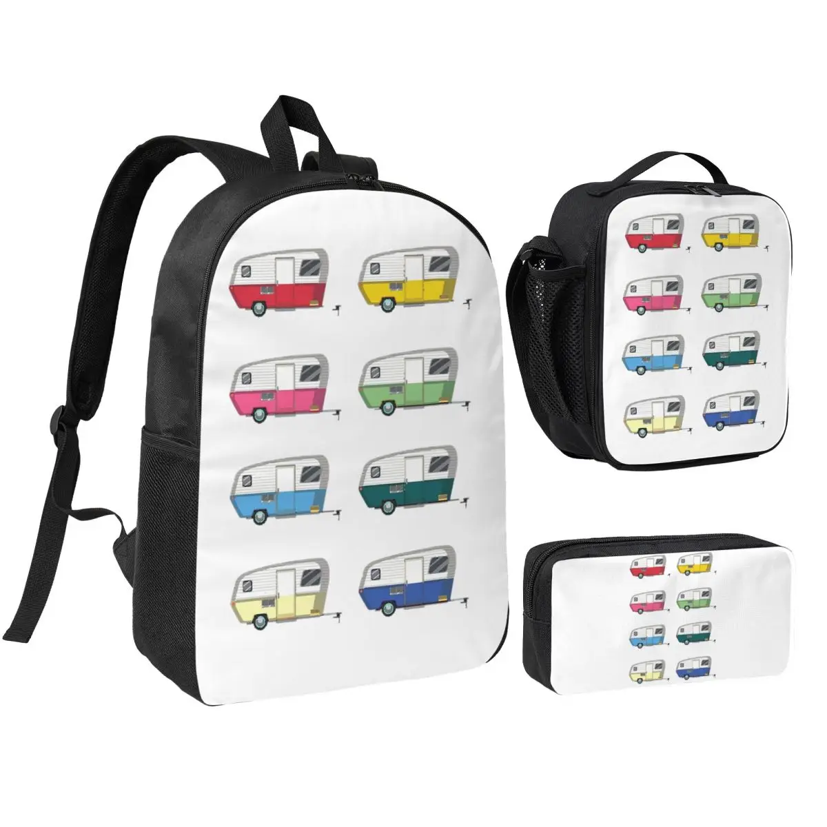 Colourful Vintage Eriba Puck Caravan Daisy Backpack Student BookBag School Bag Shoulder Bags 3ps Insulated Lunch Bag Pencil Case
Colourful Vintage Eriba Puck Caravan Daisy Backpack Student BookBag School Bag Shoulder Bags 3ps Insulated Lunch Bag Pencil Case
