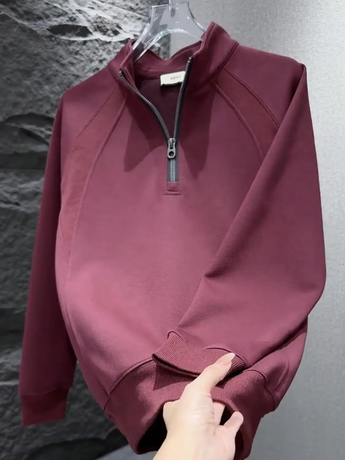 Spring Autumn New f Zip Design Color Patchwork Stand Collar Men's Sweatirt Casual Versatile Simple Couple's Top
Spring Autumn New f Zip Design Color Patchwork Stand Collar Men's Sweatirt Casual Versatile Simple Couple's Top