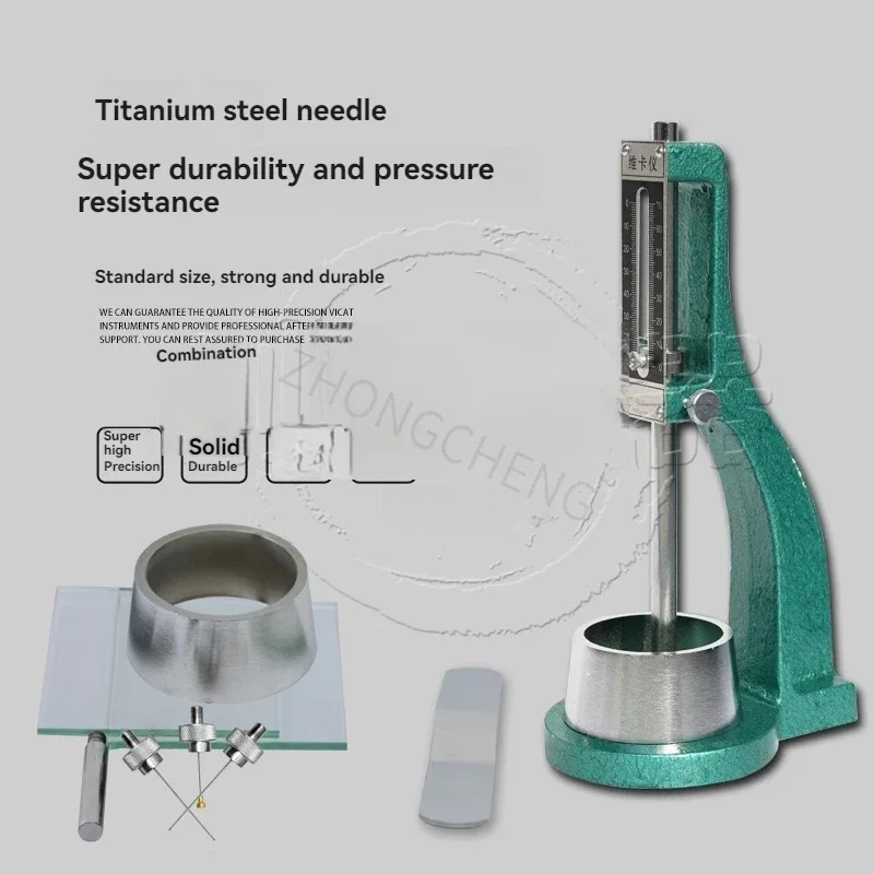 A Cement Standard Vicat Apparatus Clean Slurry Consistency Meter Time Measuring Instrument
A Cement Standard Vicat Apparatus Clean Slurry Consistency Meter Time Measuring Instrument