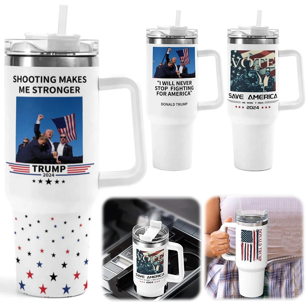 40oz Trump Insulated Tumbler with Straw & Handle Double-Layer Insulated Cup 304 Stainless Steel Portable Water Cup for Women Men
40oz Trump Insulated Tumbler with Straw & Handle Double-Layer Insulated Cup 304 Stainless Steel Portable Water Cup for Women Men