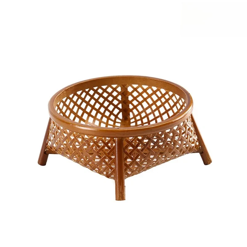 yjq Bamboo Weaving Fruit Basket Round Mouth Storage Basket Snack Box Dim Sum Basket Handmade Bamboo Weaving Tea Box
yjq Bamboo Weaving Fruit Basket Round Mouth Storage Basket Snack Box Dim Sum Basket Handmade Bamboo Weaving Tea Box