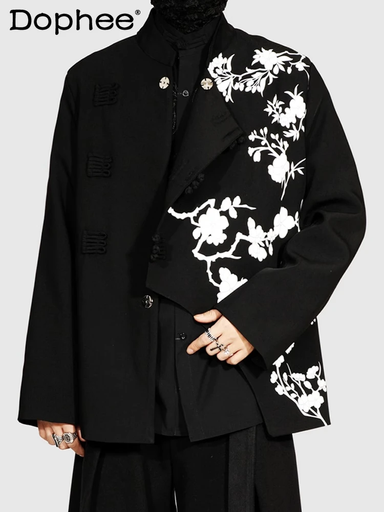 2025 Spring New Original Suit Jackets Men's Floral Pattern Trendy Loose Comfort Casual Blazers Contrast Color Tailored Coats
2025 Spring New Original Suit Jackets Men's Floral Pattern Trendy Loose Comfort Casual Blazers Contrast Color Tailored Coats