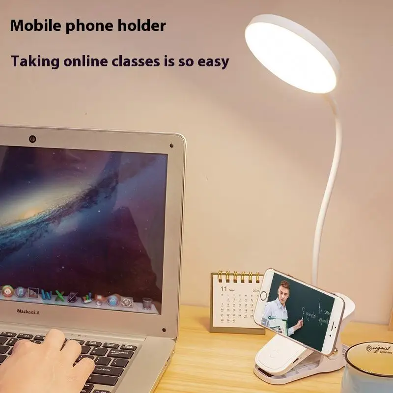 1Pcs Led Table Lamp USB Rechargeable Night Light With Folding Clamp 3 Modes Dimming Eye Protection Light
1Pcs Led Table Lamp USB Rechargeable Night Light With Folding Clamp 3 Modes Dimming Eye Protection Light